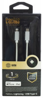 Кабель USB-C Type-C --> Apple Lightning 8pin (1.0м, 3.0A, PD 20W) Cactus White