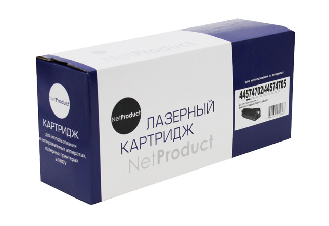Тонер-картридж [44574705] NetProduct для Oki B411, B431, MB461, MB471, MB491 (3K)