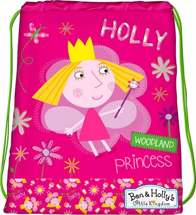 Мешок для обуви 1 отд. 49х41см Росмэн "Ben&Holly`s Little kingdom" розовый [31675]