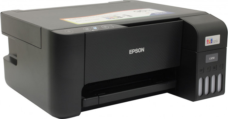 МФУ струйное Epson EcoTank L3210 (A4, до 10стр/мин, USB2.0)