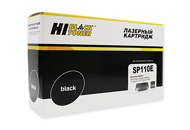 Тонер-картридж [SP 110E] (407442) Hi-Black для Ricoh SP 111 (2K)