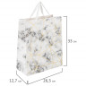 Пакет подарочный бумажный 33x26.5x12.7см Золотая Сказка Golden Marble тиснение фольгой 608251 5 Пакет подарочный бумажный 33x26.5x12.7см Золотая Сказка Golden Marble тиснение фольгой 608251 5
