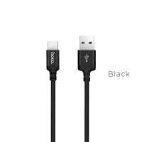 Кабель USB-A 2.0 --> USB Type-C (1.0м, 3.0A)  hoco X14 Black