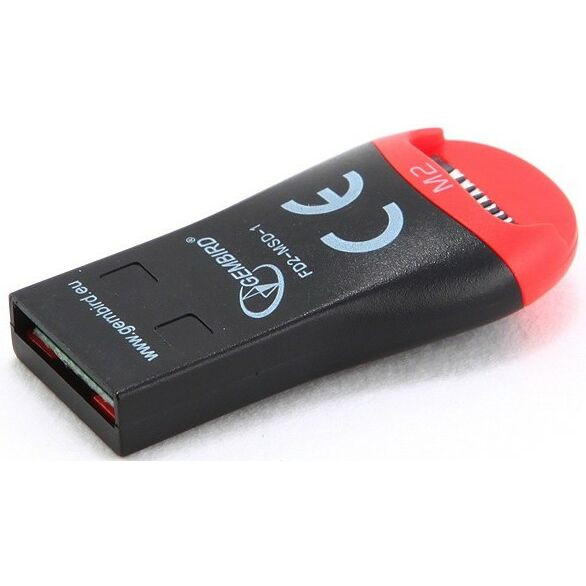 Картридер для карт microSDXC/SDXC USB2.0  Gembird [FD2-MSD-1]