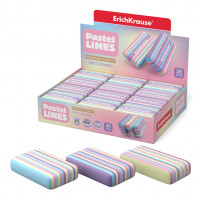 Ластик тпр ErichKrause "Pastel Lines" 45х25х10мм [56039]