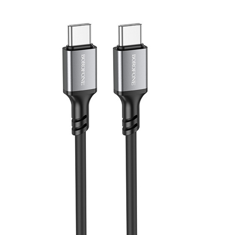 Кабель USB-C Type-C --> Type-C (1.0м, 3.0A, PD 60W)  BOROFONE BX83 Black