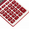 Калькулятор карманный 8 разрядов,  2-е питание Brauberg PK-608-WR бордовый [250521] 6