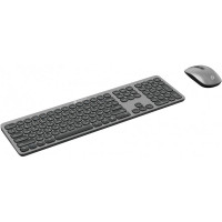 Набор беспроводной OKLICK 300M (USB FM, Кл-ра + Мышь 4кн+Roll) [1488402]