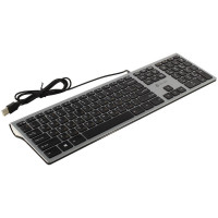 Клавиатура проводная Oklick 890S Grey (USB, 109Кл) [1784239]