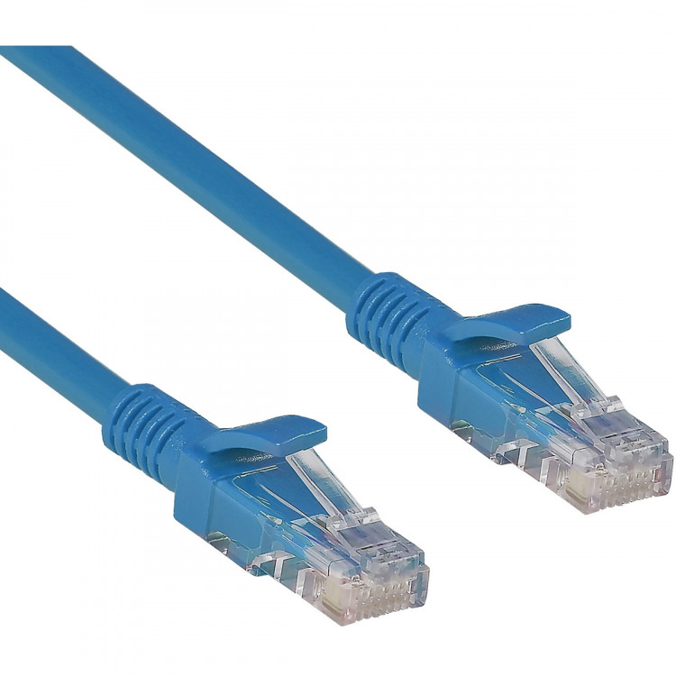 Патчкорд UTP 4P Cat.5e  (3.0м) синий  Telecom [NA102 3M BLUE]