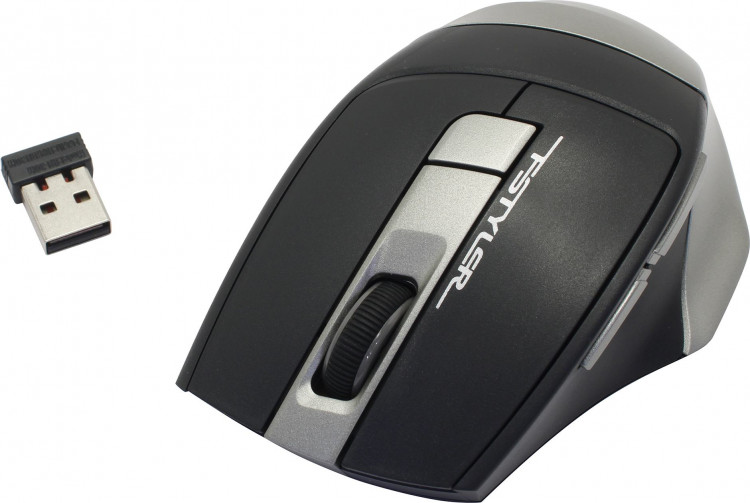 a4tech fg35 S Grey 001 Мышь беспроводная A4Tech FSTyler FG35S Grey (USB FM, 6кн+Roll, 2000dpi, бесшумная)