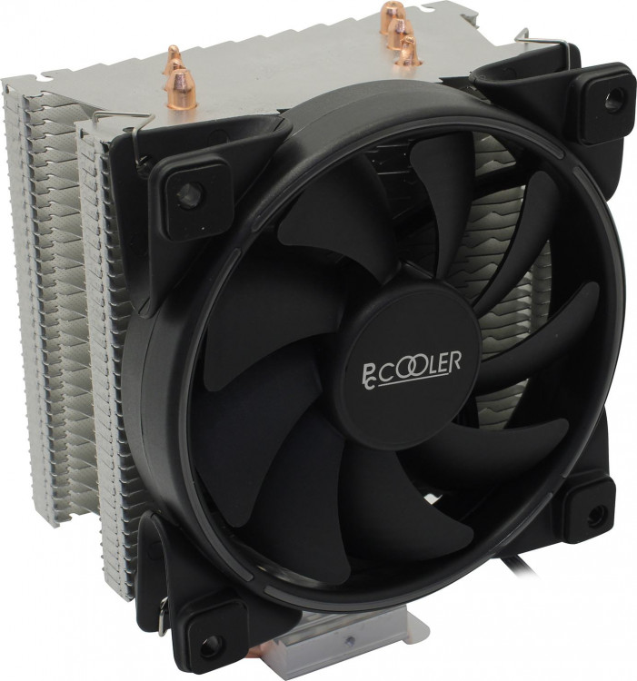 Охладитель CPU PCCooler GI-X3B V2 (LGA1150/LGA1151/LGA1200/AM4, 26.5дБ, 1800rpm,  Al+тепл.трубки, 4пин)