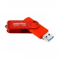 Накопитель Flash Drive USB 3.1  64Gb SmartBuy Twist Red [SB064GB3TWR]