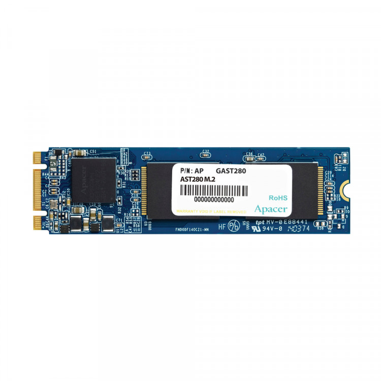 Накопитель SSD (M.2 2280 SATA) 240Gb Apacer AST280 (3D TLC, 140 TBW, 0.55 DWPD)