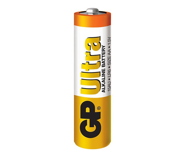 Батарейки [ AA / LR6 ] (1.5V, щелочные, 2шт)  GP "Ultra Alkaline" [GP15AU]