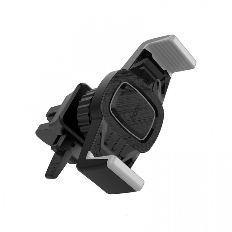 Держатель для смартфона, автомобильный, на воздуховод  hoco CA38 Black-Grey