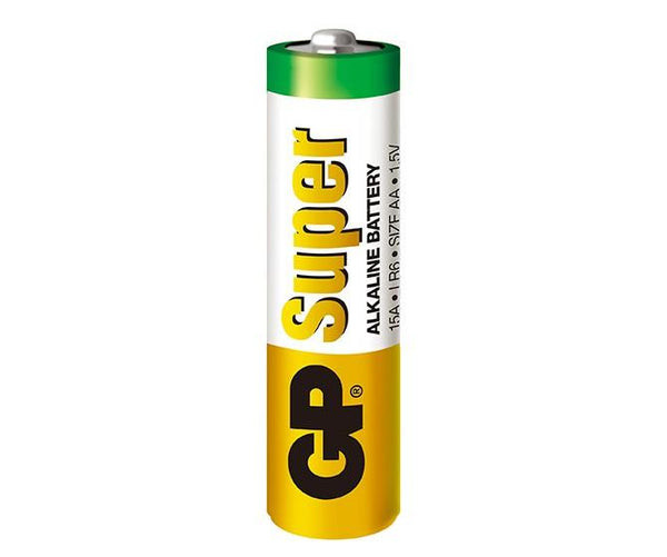 Батарейки [ AA / LR6 ] (1.5V, щелочные, 2шт)  GP "Super Alkaline" [GP15A]