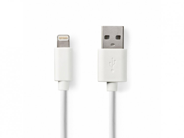 Кабель USB 2.0 A --> Apple Lightning 8pin (0.8м, 1.0A)