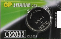Батарейка [CR2032] (3V, литиевая)  GP "Lithium" [GPCR2032]