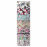 Клейкая WASHI-лента ( 1шт) 15мм x 3м рисовая бумага Остров Сокровищ Цветочный микс ассорти [661707] 1