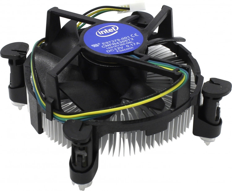 Охладитель CPU Intel Original (LGA1155, LGA1150, LGA1151, Al, 4pin, TDP 65W) Low Profile