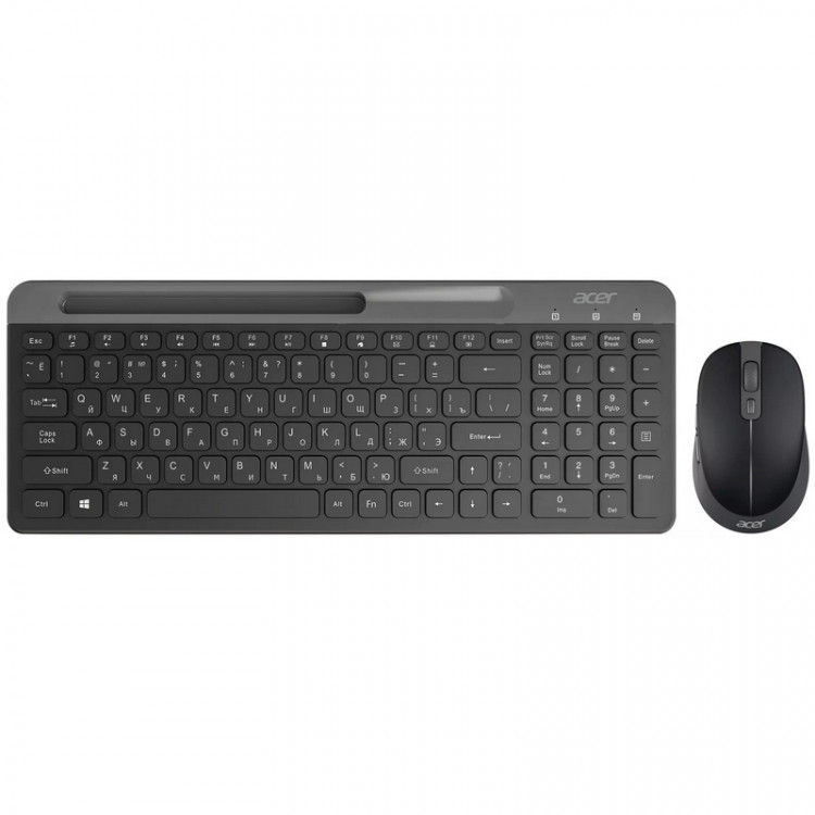Набор беспроводной Acer OCC402 Black (USB FM, Кл-ра + Мышь 6кн+Roll)