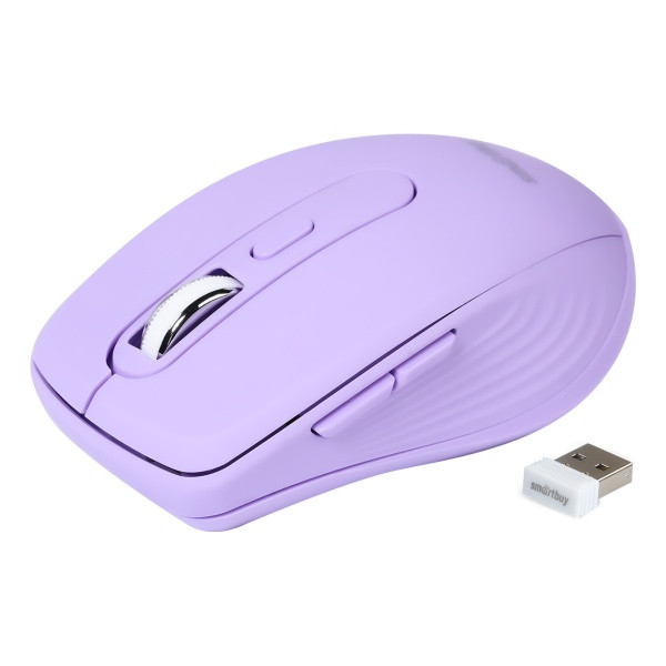 Мышь беспроводная SmartBuy 611AG (USB, 6кн+Roll, оптическая, бесшумная) [SBM-611AG-V]