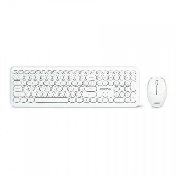Набор беспроводной Smartbuy [SBC-666395AG-W] (USB FM, Клавиатура + Мышь 3кн+Roll)