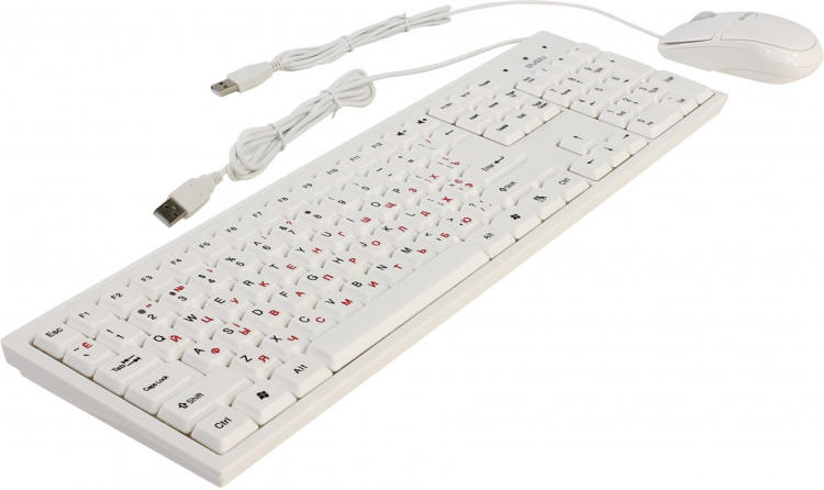 Комплект проводной SVEN Standard 310 Combo White (USB, клавиатура 106Кл + мышь 3кн+Roll)