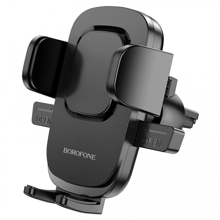 Держатель для смартфона, автомобильный, на воздуховод  BOROFONE BH69 Black