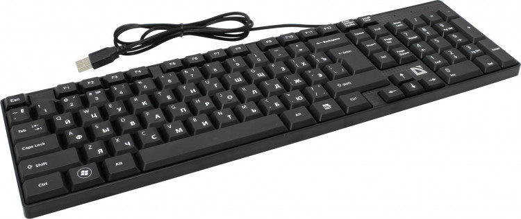 Клавиатура проводная Defender Accent SB-720 Black (USB, 104Кл) [45720]