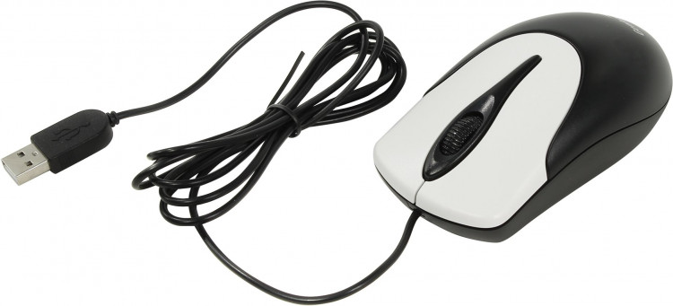 Мышь проводная Genius NetScroll 100 V2 Black-Silver (USB, 3кн+Roll) [31010001400]
