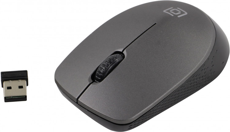 Мышь беспроводная Oklick 486MW Black-Grey (USB, 3кн+Roll) [1196552]