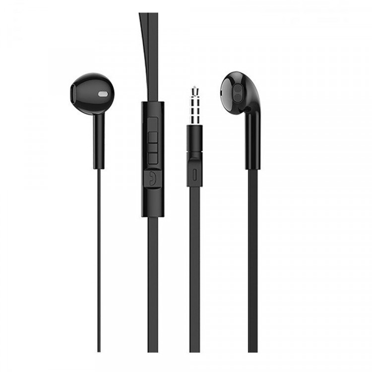 Наушники с микрофоном BOROFONE BM23 Black (шнур 1.2м)
