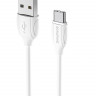 Borofone BX19 usb-a usb-c wh 001