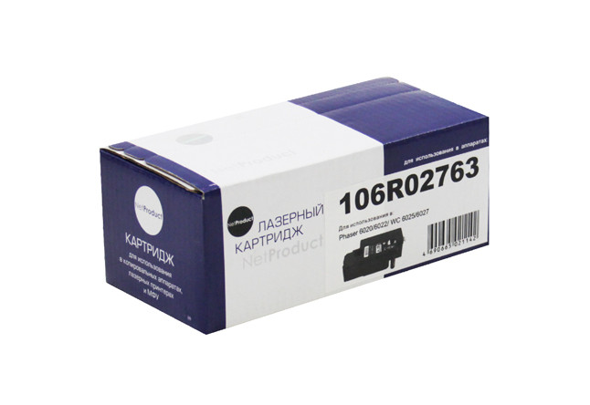 Тонер-картридж [106R02763 Black] NetProduct для Xerox Phaser 6020, WorkCentre 6025 (2K)