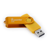Накопитель Flash Drive USB 2.0  8Gb SmartBuy Twist Yellow [SB008GB2TWY]