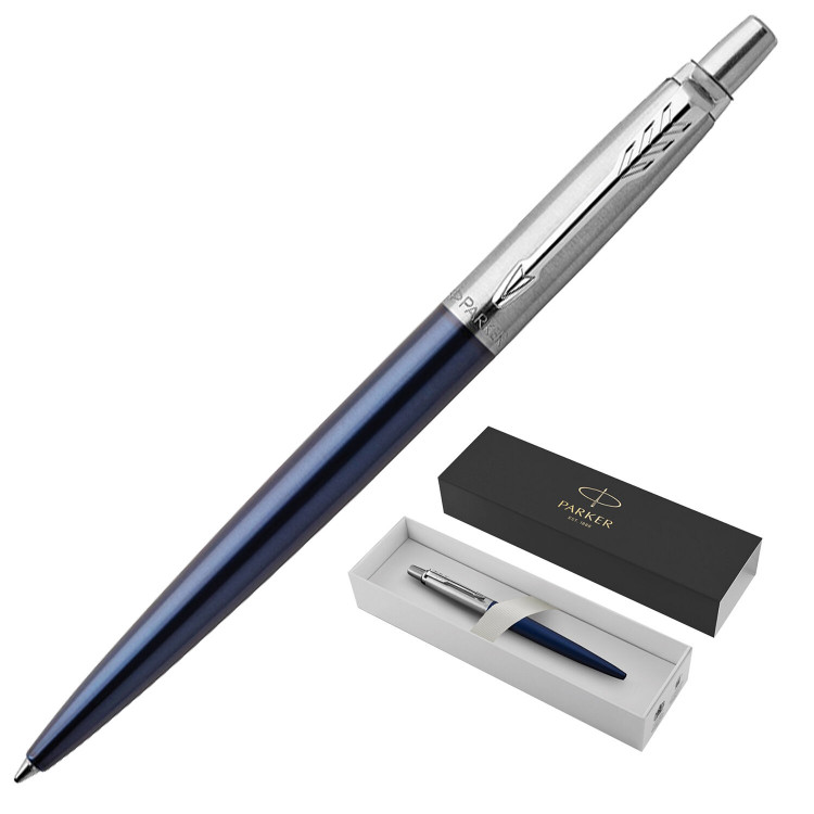 Ручка подарочная шариковая PARKER "Jotter Core Royal Blue CT", детали хром, 0.7мм синяя [1953186]