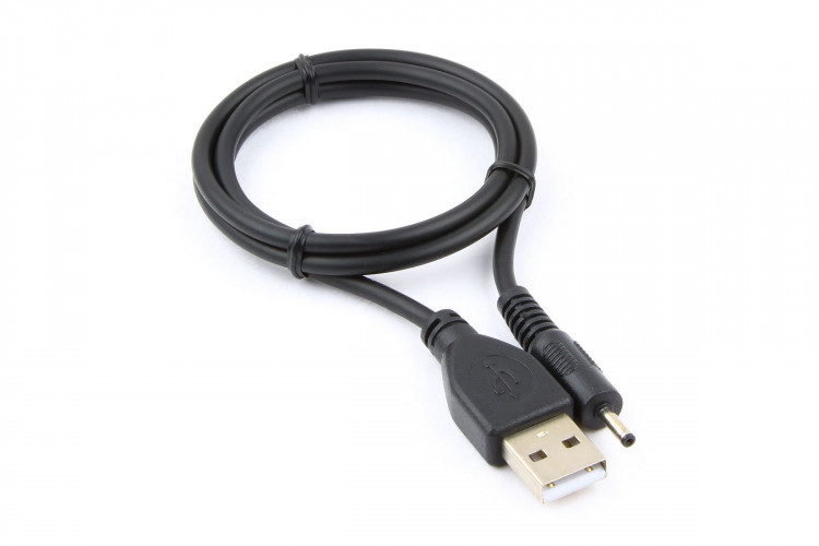 Кабель-переходник USB AM -> питание 2.5mm,  0.7m (до 2А) Cablexpert [CC-USB-AMP25-0.7M]
