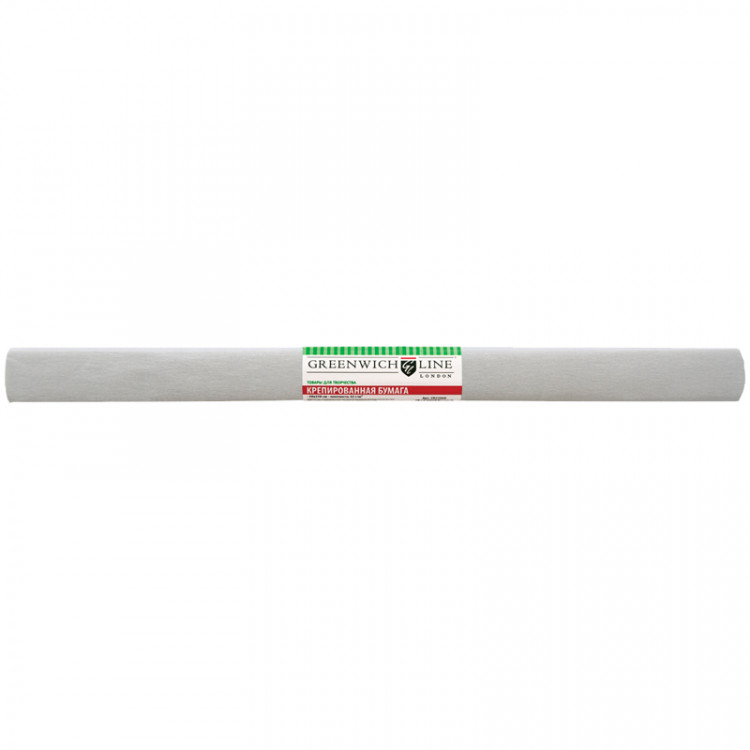 Бумага крепированная  50x250см, 32г/м2 Greewech Line серая [CR25174]