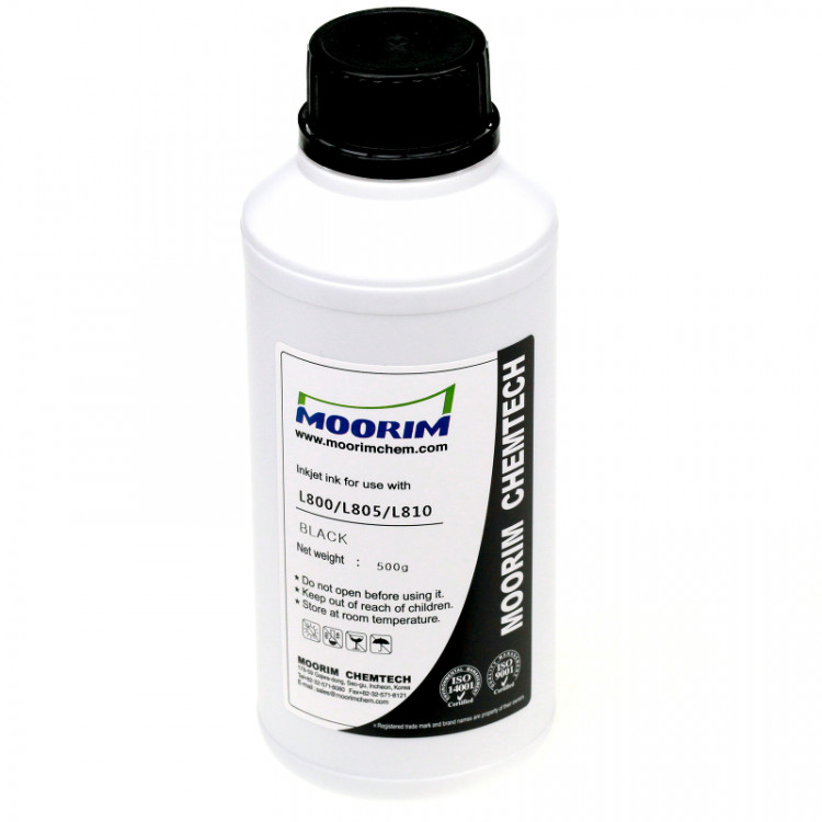 Чернила [T6731 Black] водные для Epson L800, L805, L810, L850, L1800, L1805 (500мл)  Moorim [4308]