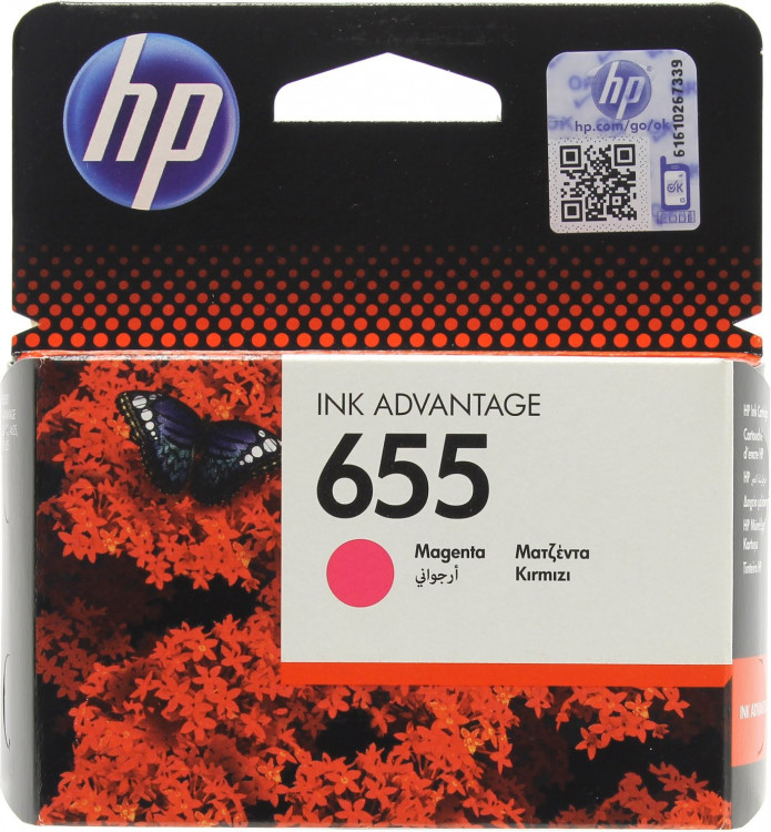 Картридж [CZ111AE] (№655 Magenta) hp (o) для DJ iA 3525, 5525, 4515, 4525