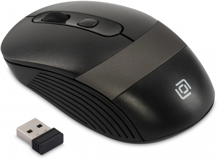 Мышь беспроводная Oklick 310MW Black-Grey (USB, 4кн+Roll) [1869088]