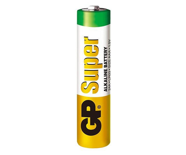 Батарейки [ AAA / LR03 ] (1.5V, щелочные, 2шт)  GP "Super Alkaline" [GP24A]