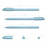 Ручка шариковая одноразовая синяя 1.0мм ErichKrause U-108 Pastel Stick трехгранная [58110] 4