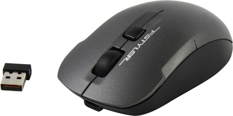 Мышь беспроводная A4Tech FSTyler FG16CS Air Black (USB FM, 4кн+Roll, 2000dpi, бесшумная)
