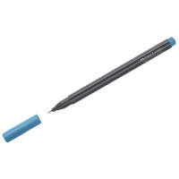 Ручка капиллярная 0.4мм трехгранная Faber-Castell "Grip Finepen" кобальтово-бирюзовая [151653]