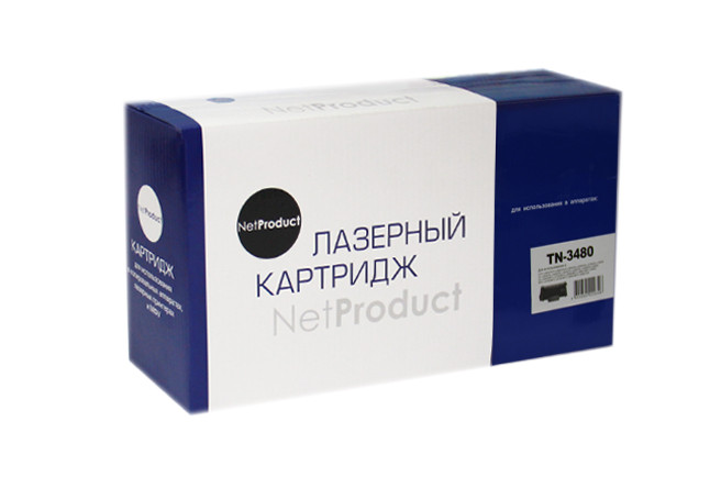 Тонер-картридж [TN-3480] NetProduct для Brother HL-L5000, HL-L5100, HL-L5200, DCP-L5500, MFC-L5700 (8К)