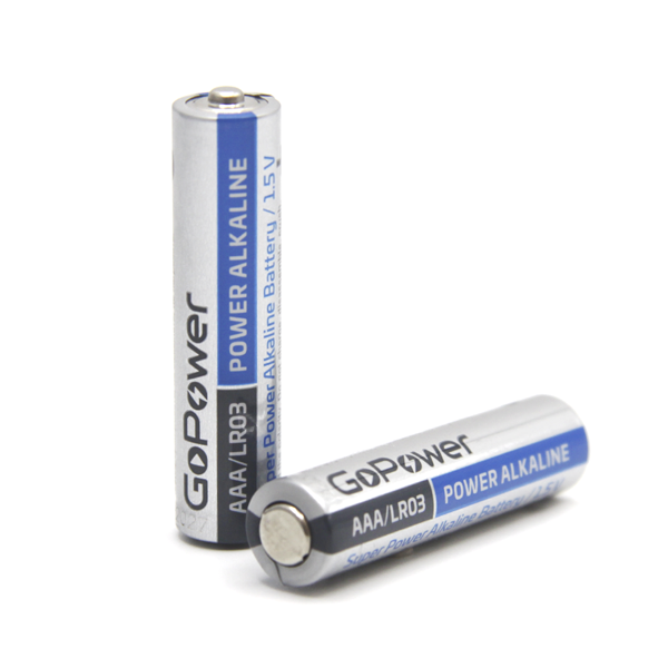 Батарейки [ AAA / LR03 ] (1.5V, щелочные, 4шт)  GoPower