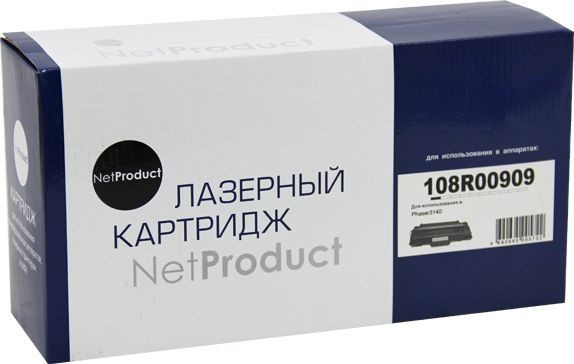 Картридж [108R00909] NetProduct для Xerox Phaser 3140, 3155, 3160 (2.5K)